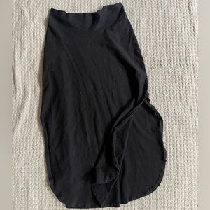 Wild Harvest Studio midi hemp cotton blend skirt, nice stretch